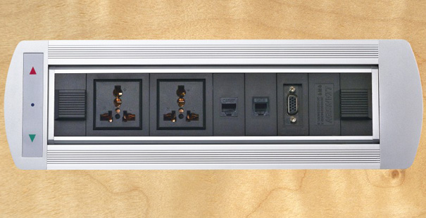 flip up electrical plug socket
