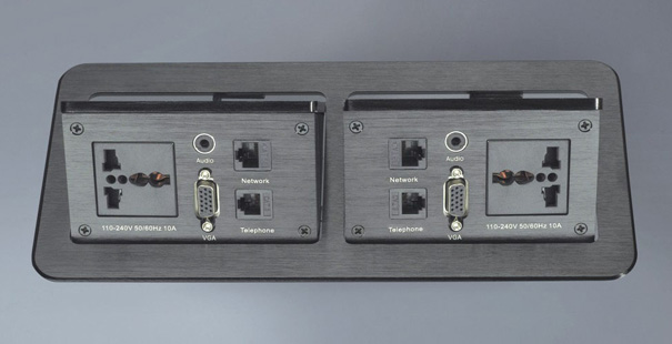 air support Tabletop hidden power socket
